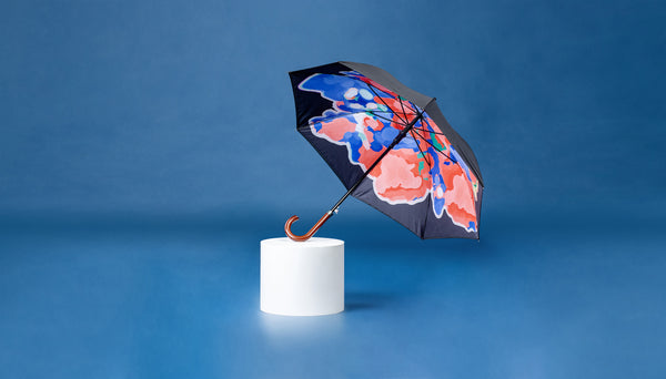 Premium Art Umbrella from Sweden / Design paraply från Stockholm / online product available / free delivery / Wonderful Cloud - Straight Art Umbrella - zontjkdesign