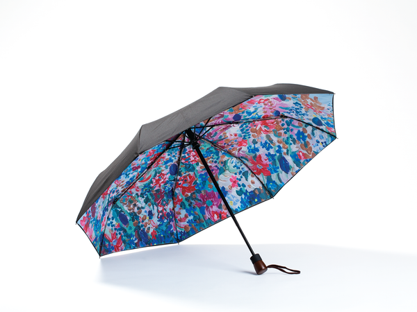 FLOWERS -  Compact Umbrella, Gift Box Included - zontjkdesign
